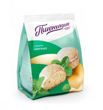 Pshenitsyn Gingerbread Mint Cookies, 200G